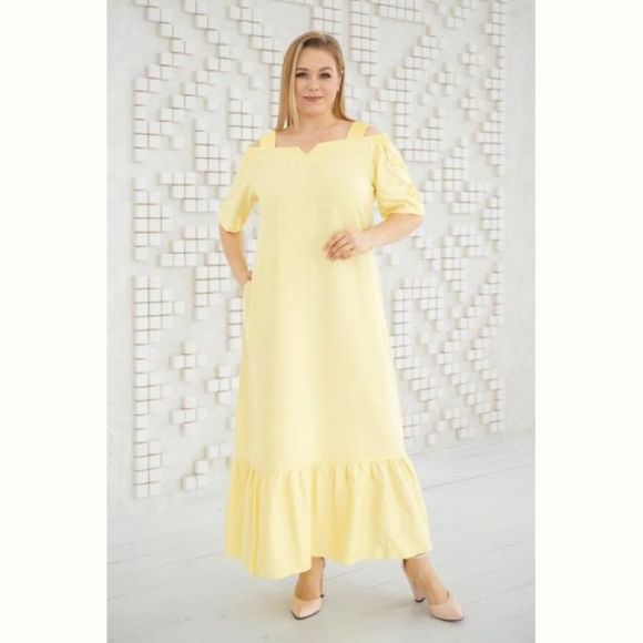 Платье Romeo life RL1009 yellow