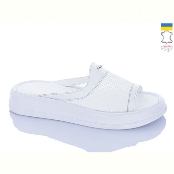 Шлепанцы Sali 2290 білий біл-п.