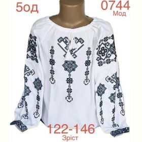 Вышиванка Надийка ND885-0744 white