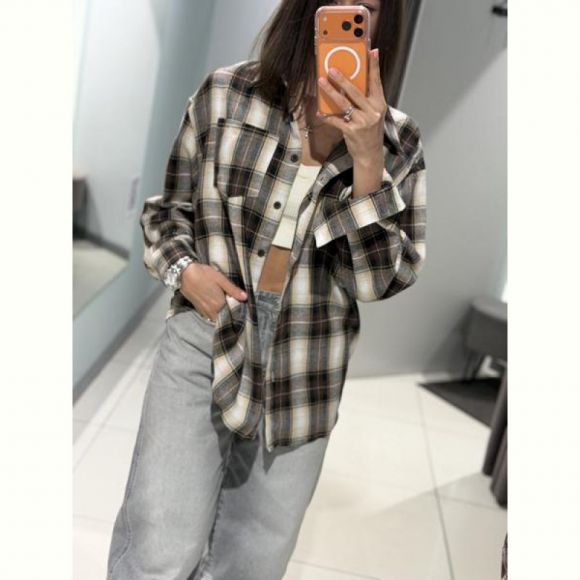 Рубашка Comod 225 grey-brown