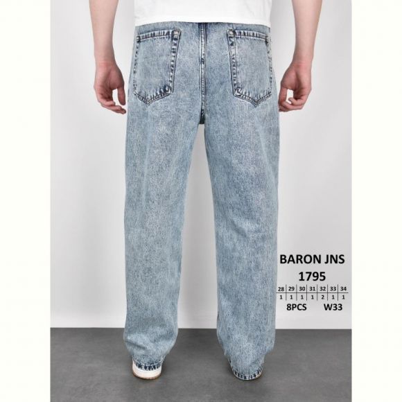 Джинсы God Baron 1795 l.blue