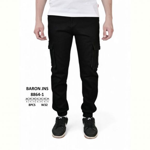 Джинсы God Baron 8864-1 black