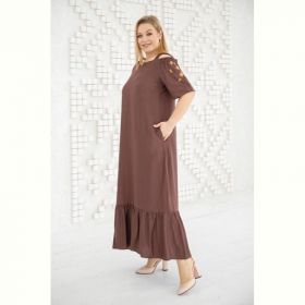 Платье Romeo life RL1008 brown