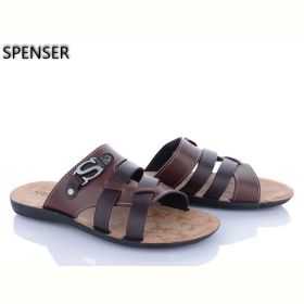 Шлепанцы Spencer 3554 коричневий