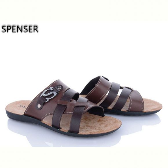 Шлепанцы Spencer 3554 коричневий