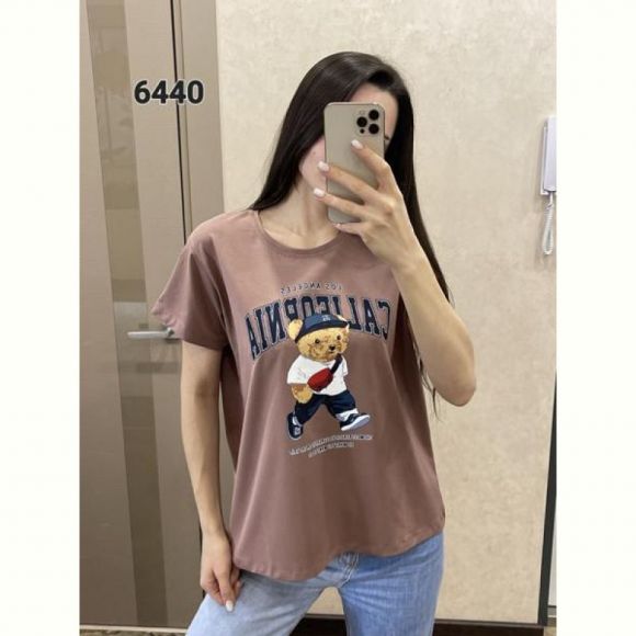Футболка FSN 6440 brown Футболка FSN 6440 brown