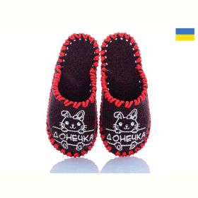 Тапочки Vends 035Д бордовий