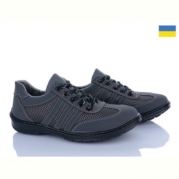 Кроссовки Львов База Ankor КР3 сітка сірий