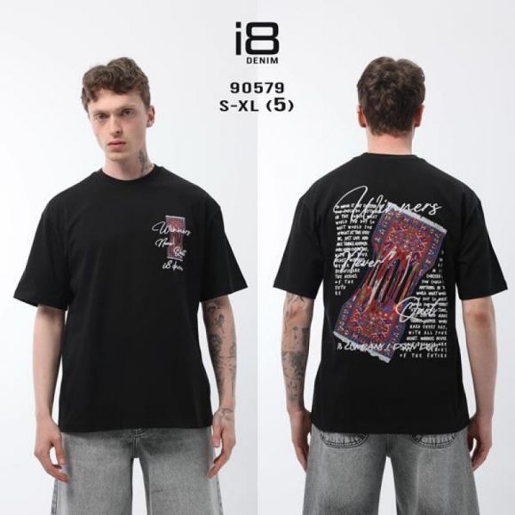Футболка i8denim 90579 black