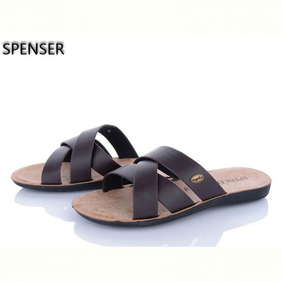Шлепанцы Spencer 3310 коричневий