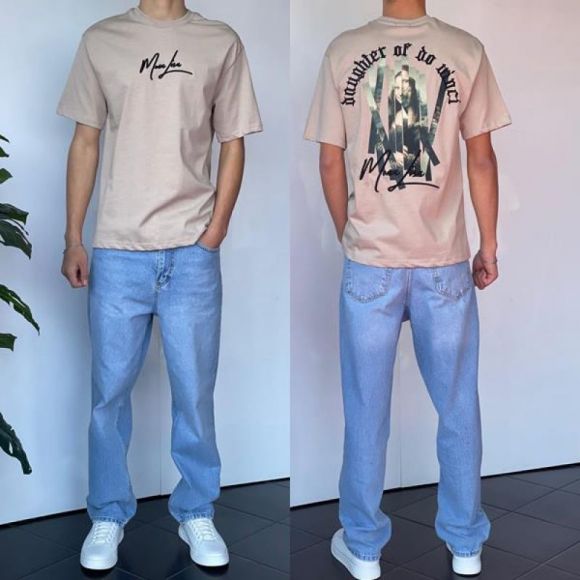 Футболка i8denim 2205 beige Футболка i8denim 2205 beige