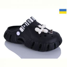 Кроксы Malibu 677 чорний/чорн