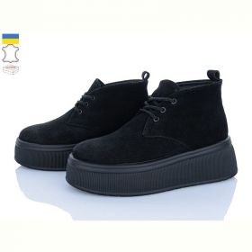 Ботинки A.N.I.One 07001-272 чорний замш