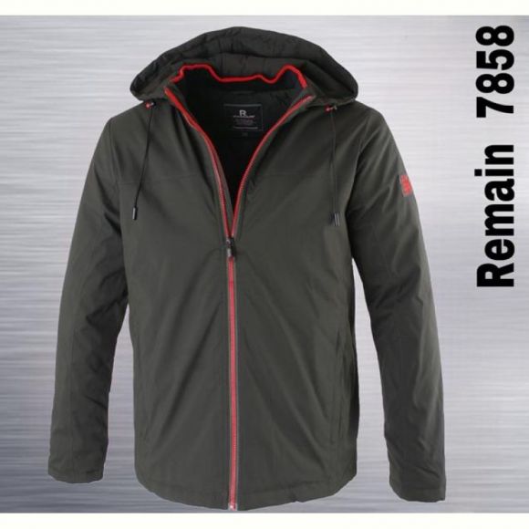 Куртка AZT 7858 khaki-red