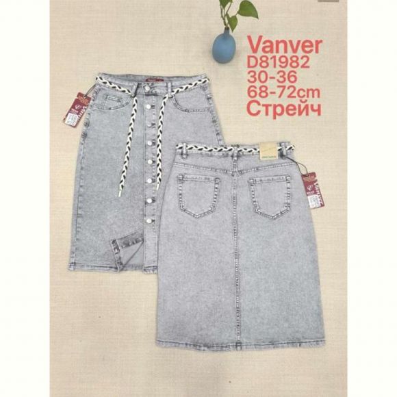 Юбка Vanver D81982 l.grey