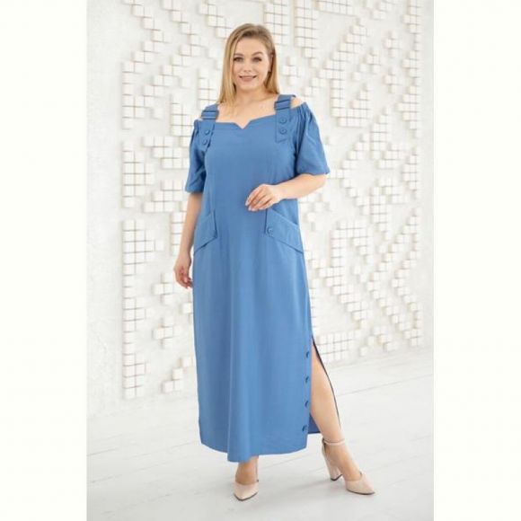 Платье Romeo life RL1005 blue Платье Romeo life RL1005 blue