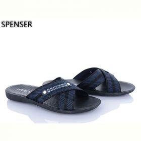 Шлепанцы Spencer 0301 чорний-синій