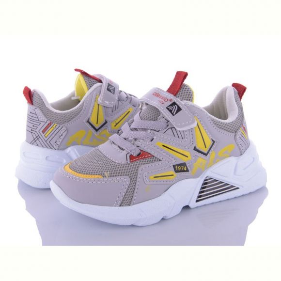 Кроссовки Alessio 049 grey-red (26-30) Кроссовки Alessio 049 grey-red (26-30)