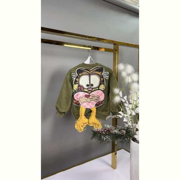 Свитер Delfinka 813 khaki