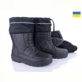Сапоги Cross SV25 чол.з чулком рибак чорний