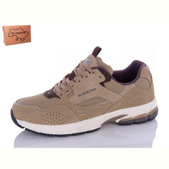 Кроссовки Restime HMB24068 brown Кроссовки Restime HMB24068 brown