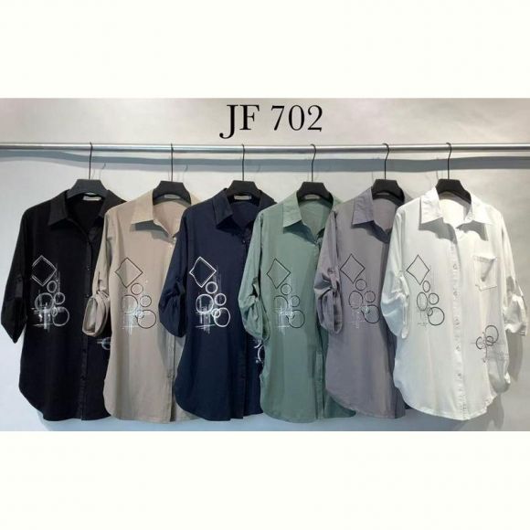 Рубашка Immei JF702 grey Рубашка Immei JF702 grey