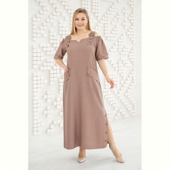 Платье Romeo life RL1003 beige Платье Romeo life RL1003 beige