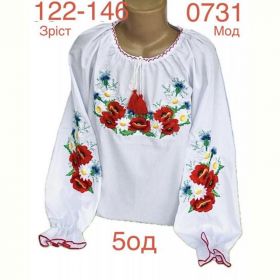 Вышиванка Надийка ND879-0731 white