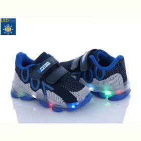 Кроссовки Fzd LC019-2 navy-sky blue LED Кроссовки Fzd LC019-2 navy-sky blue LED