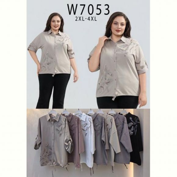 Рубашка Estima W7053 mix