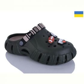 Кроксы Malibu 6770 хакі/беж
