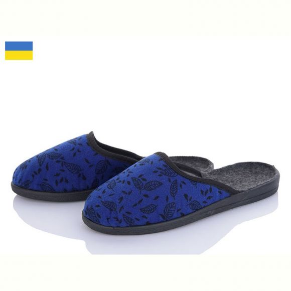 Тапочки Vladimir Луцьк N8 синій листок Тапочки Vladimir Луцьк N8 синій листок