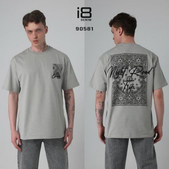 Футболка i8denim 90581 grey