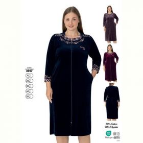 Халат Cotpark 3007 wine