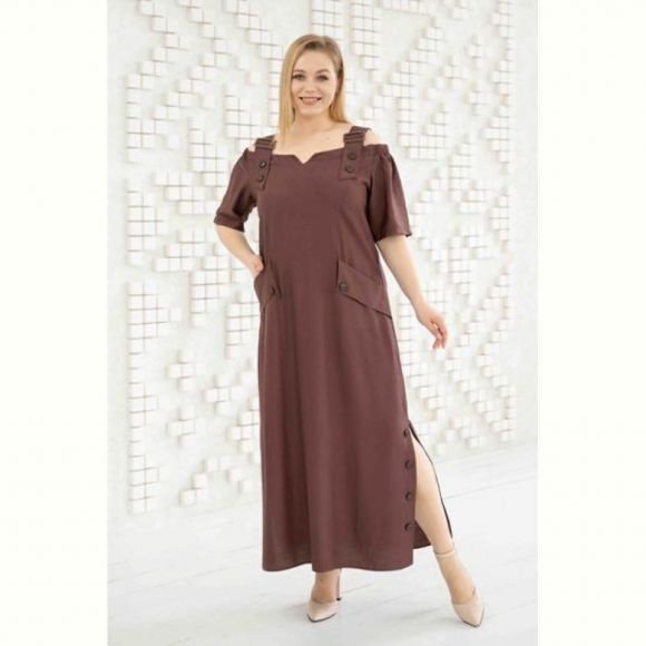 Платье Romeo life RL1001 brown