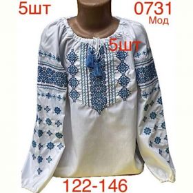 Вышиванка Надийка ND877-0731 white
