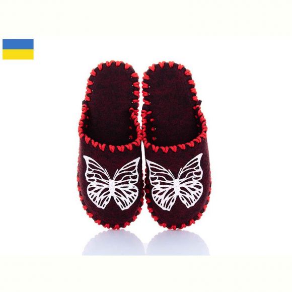 Тапочки Vends 203W бордовий