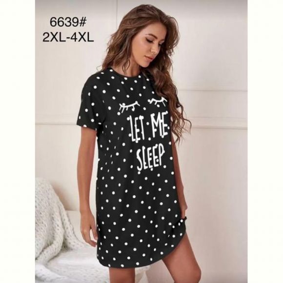 Ночнушка Anion 6639 black Ночнушка Anion 6639 black