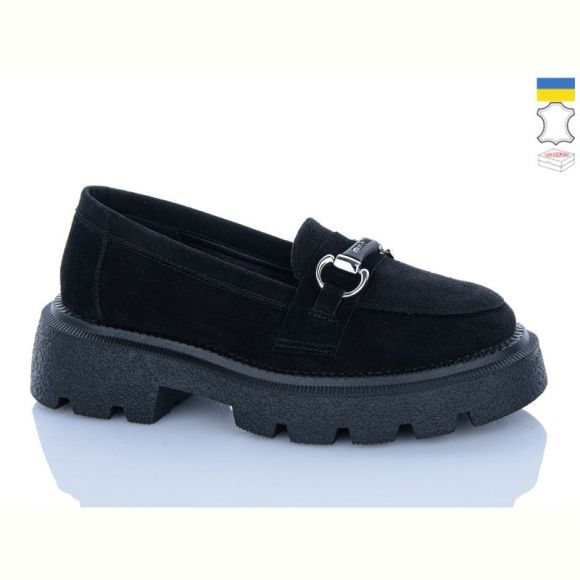 Туфли Garti 425 чорний замш