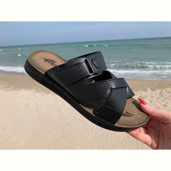 Шлепанцы Malibu 6118 black-brown