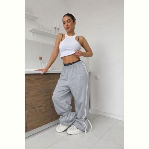 Штаны спорт Arina 1699 grey Штаны спорт Arina 1699 grey
