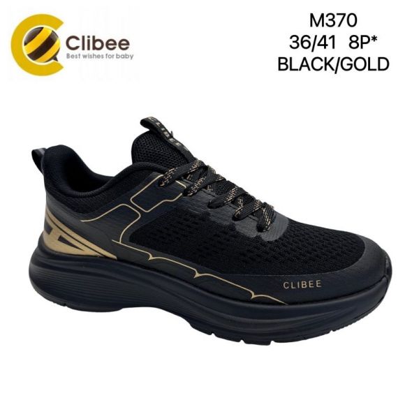 Кроссовки Clibee Apa-M370 black-gold