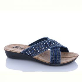 Шлепанцы DeMur 2604 синій