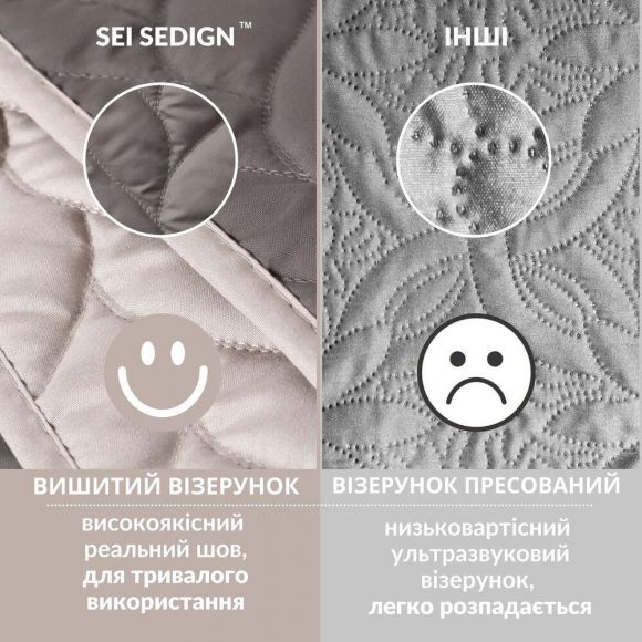 Покрывало на кровать 220х240 см Warmis двухстороннее, прочная стежка ткани, антиаллергенное волоконо серый/беж Покрывало на кровать 220х240 см Warmis двухстороннее, прочная стежка ткани, антиаллергенное волоконо серый/беж