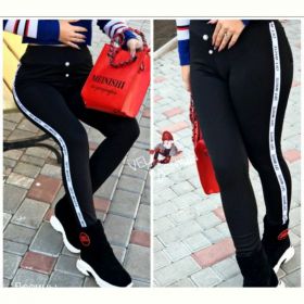 Штаны спорт Sport style 7323 black