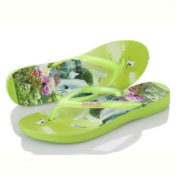 Шлепанцы Sanlin VH251-12 green