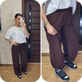 Штаны спорт Valentina 219 brown Штаны спорт Valentina 219 brown