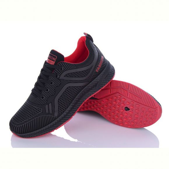 Кроссовки Wonex 197-142 black-red