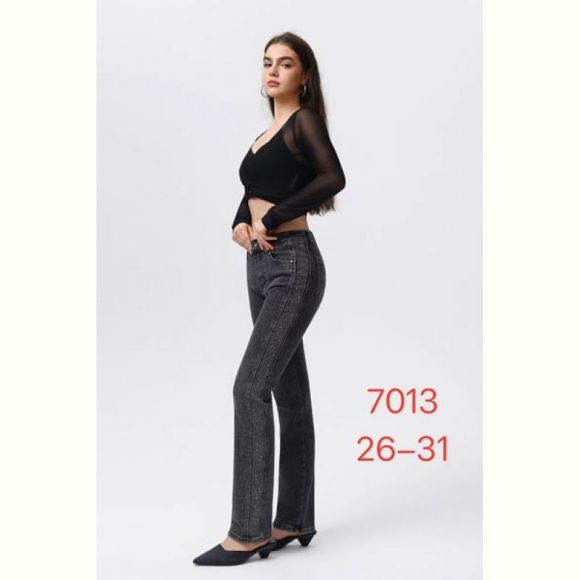 Джинсы NewJeans 7013 black Джинсы NewJeans 7013 black
