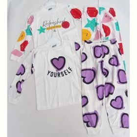 Пижама Meloria 1005-4 white-lilac Пижама Meloria 1005-4 white-lilac